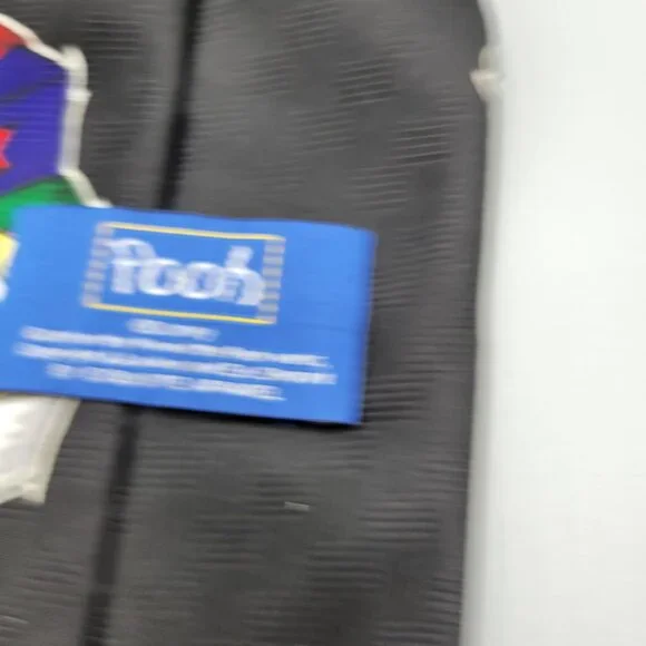 Vintage Disney Christmas Tigger Tie Black Festive Holiday Design - Picture 4 of 7